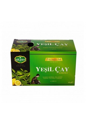 Akzer Yeşilçay Limonlu 20 Poşet